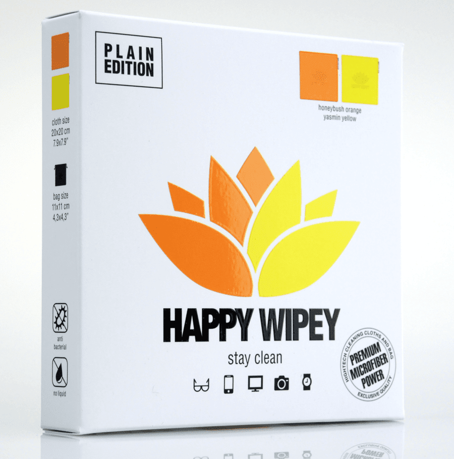 PLAIN EDITION honeybush orange & yasmin yellow 4 HAPPY WIPEY